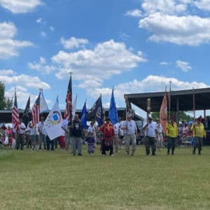 Wacipi Flags Ceremony Powwow